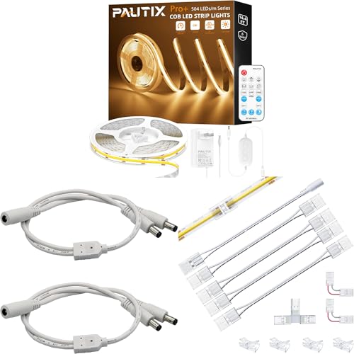 PAUTIX COB Tira LED 2700K 2-Pack 5m Regulable Blanca cálida miniatura 1