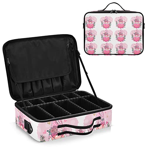 Valentine Be Mine �s���N�̃m�[�� �s���N�̃n�[�g�A�ԂƗt ���f�B�[�X �|�[�^�u�����C�N�A�b�v�o�b�O �n���h���t�� �R�X���e�B�b�N�o�b�O ���߉\�Ȏd�؂� ���s�R�X���e�B�b�N�g�C���^���[���[�I�[�K�i�C�U�[ �����p