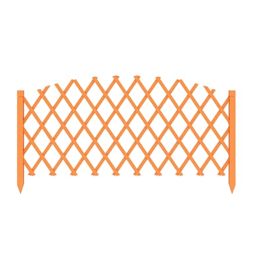 GOCHUSX Versenkbarer Holzzaun, Sichtschutzzaun-Trennwand, Ausziehbarer Gartenzaun, Freistehende Ausziehbare Terrassenzaunelemente Dekorativ Für Den Hausgarten(Orange,100x150cm) GOCHUSX Versenkbarer Holzzaun, Sichtschutzzaun-Trennwand, Ausziehbarer Gartenzaun, Freistehende Ausziehbare Terrassenzaunelemente Dekorativ Für Den Hausgarten(Orange,100x150cm)