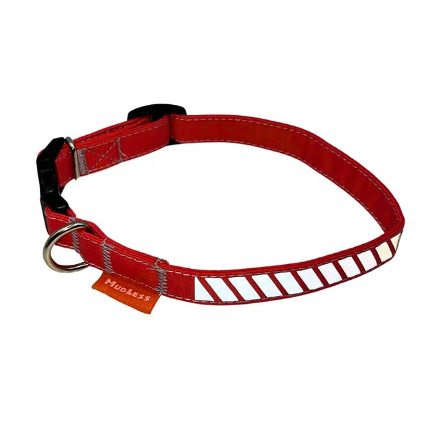 MUDLESS Waterproof Reflective Dog Training Collar, Durable & Lightweight Waterproof Dog Collar, Enhanced Visibility