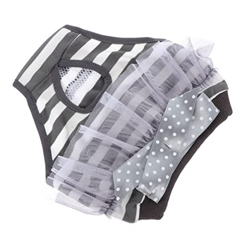 CIYODO Portable Decorative Doggie Diaper for Female Dogs Comfortable Period Pants Adorable Design Protects Floors from Stains for Breeds