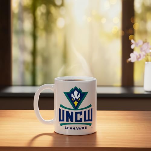 North Carolina Wilmington Seahawks Taza de Cerámica Blanca miniatura 3