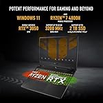 ASUS-TUF-Gaming-A15-156-3962-cms-FHD-144Hz-AMD-Ryzen-7-4800H-4GB-GeForce-RTX-3050-Graphics-Gaming-Laptop-16GB512GB-SSD90WHrs-BatteryWindows-11Black23-kg-FA506ICB-HN075W