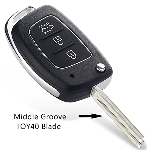 Hyundai Klay Fob Replacement for I20, I30, I40, ix20, ix30, ix35, ix45, ix55, Tucson, Santa Fe Remote Case Shell - Image 4