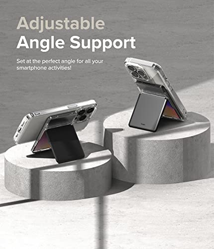 Image of Ringke Magnetic Card Holder, Clear & Black