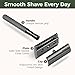 ZOMCHI Double Edge Safety Razor with 10 Safety Razor Blades, Single Blade Razor for Men with Razor Stand, Men's Safety Shaving Razors – Black