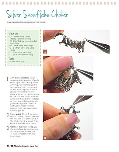 DO Jewelry Made Easy (Design Originals) 28 Stylish DIY Projects with Step-by-Step Instructions for Necklaces, Earrings, Bracelets, Rings, and More using Beads, Findings, Wire, Hemp, and Leather - Image 6