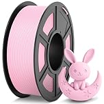 TECBEARS PLA 3D Printer Filament, Macaron Color Filament, Neatly Wound PLA Filament 1.75mm, Dimensional Accuracy +/- 0.02mm, Fits Most FDM Printers, 1KG Spool (2.2lbs), Sakura Pink