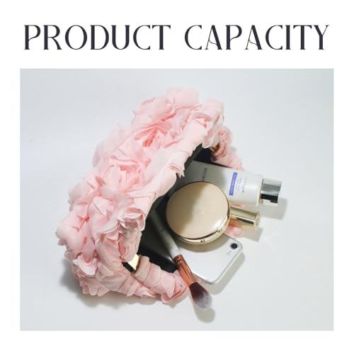 Image of 3D Flower Evening Bag for Women Elegant Floral Bridal Handbags Rose Clutch Purse for Wedding, Prom, Cocktail Party,Date Night