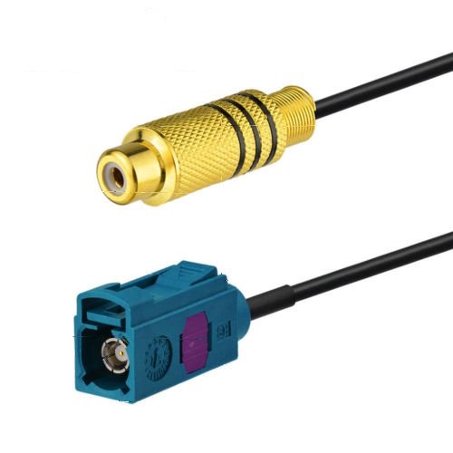 Car Head Unit RCA Female to Fakra Z Female Antenna Adapter Pigtail Cable 15cm USA Shipping