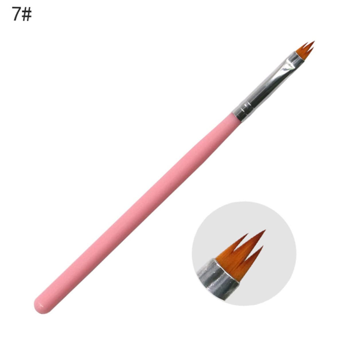 FRCOLOR 24pezzi Pennelli Per Manicure Con Manico Strumenti Professionali Per Nail Art Kit Completo Per Decorazione Unghie Per Casa e Salone
