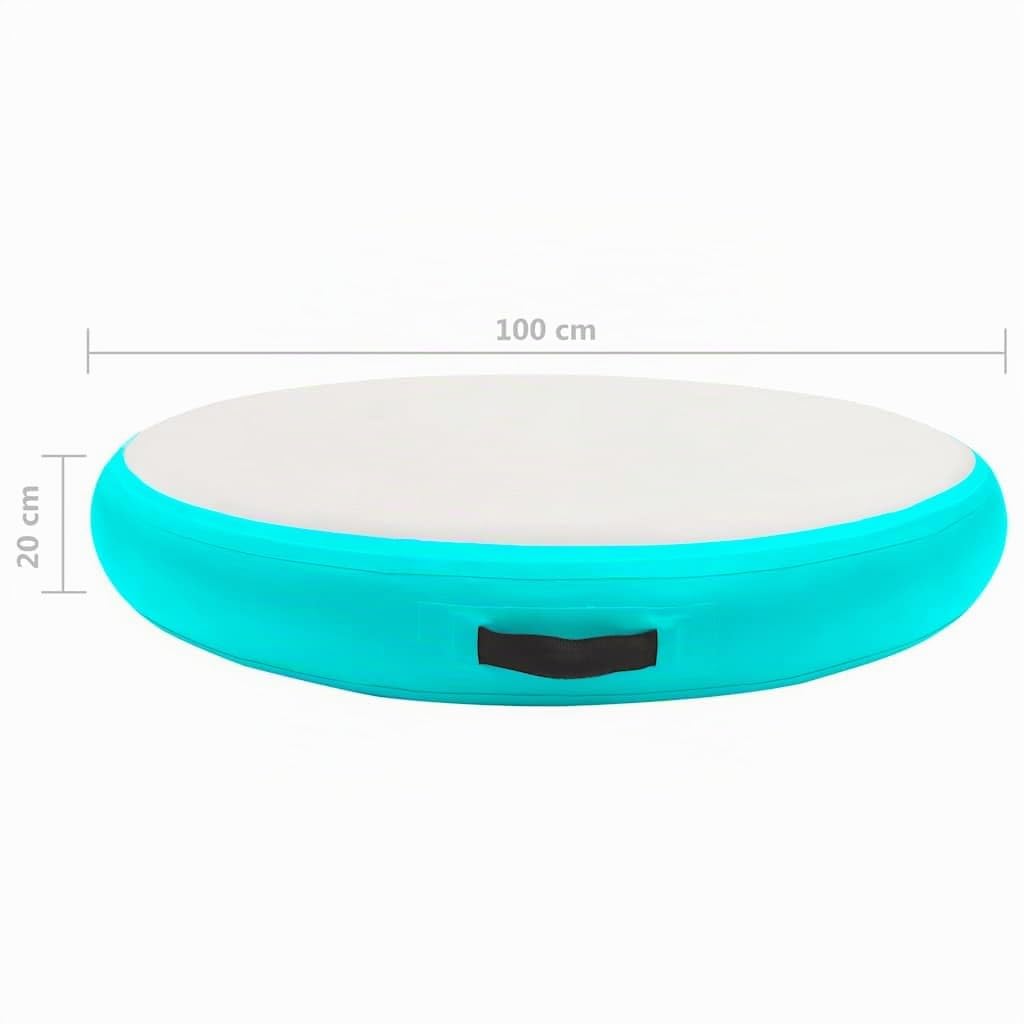 vidaXL Gymnastikmatte Aufblasbar Pumpe PVC Turnmatte Tumbling mehrere Auswahl