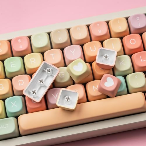 Image of dagaladoo PBT Keyboard keycaps,Colorful MOA keycaps,Candy