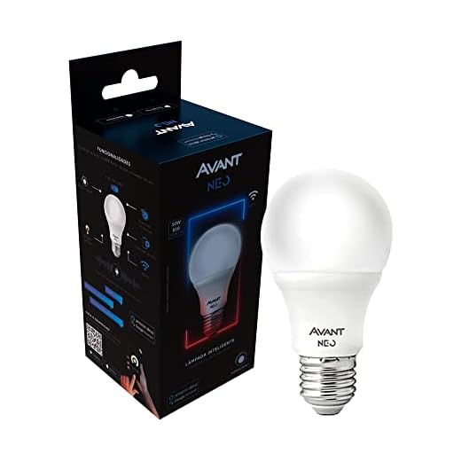 Lâmpada Inteligente LED Smart WI-FI compatível com Alexa, linha NEO, 10W, Luz branca e amarela (2700K-6500K), Bivolt, Avant
