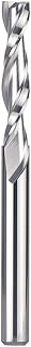 SpeTool Spiral Router Bits with UpCut 1/4 inch Cutting Diameter, 1/4 inch Shank 3 inch Extra Long HRC55 Solid Carbide CNC End Mill for Wood Cut, Carving