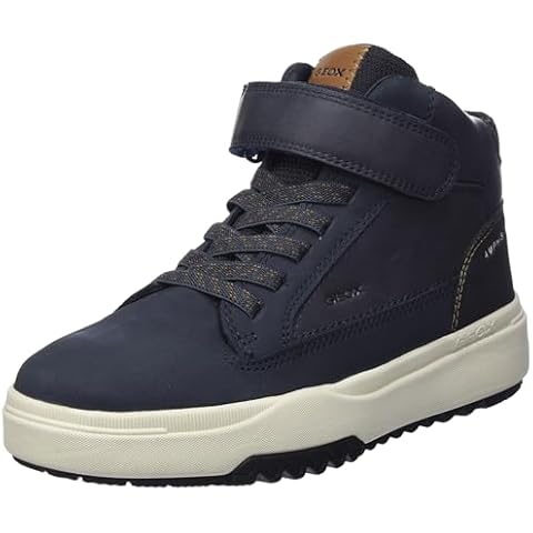 Geox J Bunshee Boy Ankle Boot, Navy Black Cover