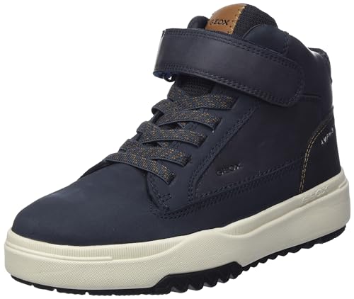 Geox J BUNSHEE Boy B ABX Ankle Boot, Navy/Black, 39 EU