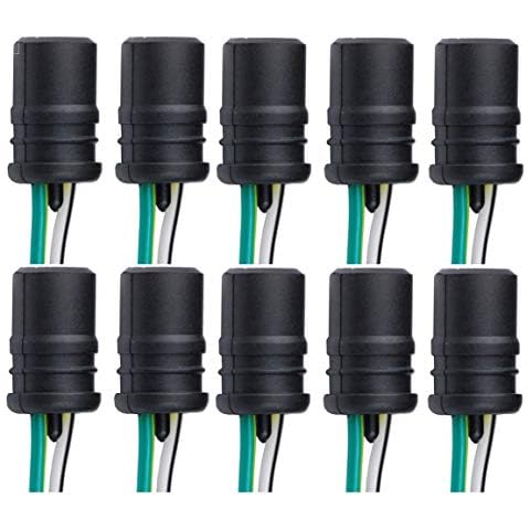 L&P B563 Pack of 10 Rubber Light Sockets Cover