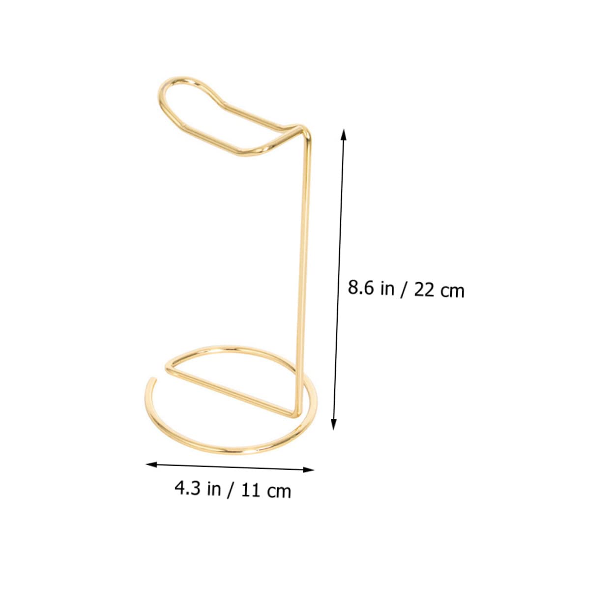 Cabilock Soporte Simple Para Auriculares De 3 Uds Soporte Para Auriculares De Oficina Para Escritorio Para es De Hierro Dorado