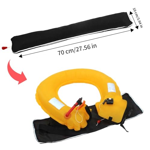 Ceinture gonflable manuelle pour kayak et pêche en mer - 6