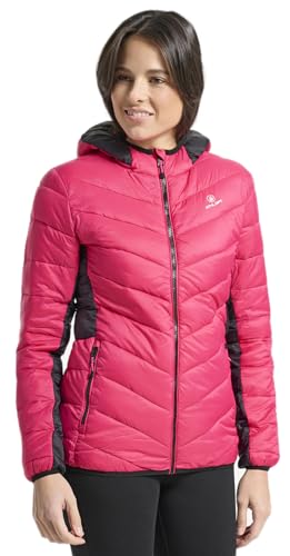 Veste d'hiver doublée femme veste hybride sport chaude à capuche
