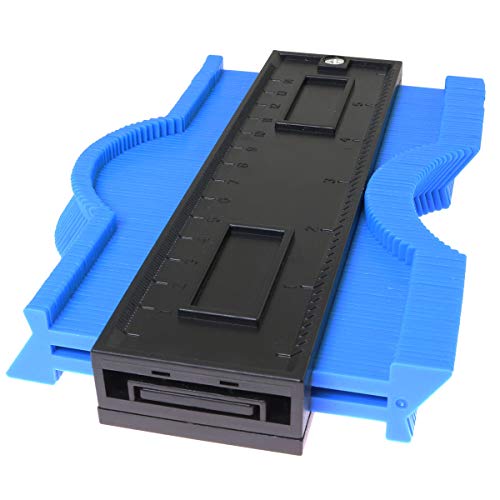 ToToT 6\" Blue Outline Gauge Marking and Measuring Tool Multi Angle Irregular Measuring Profilometer