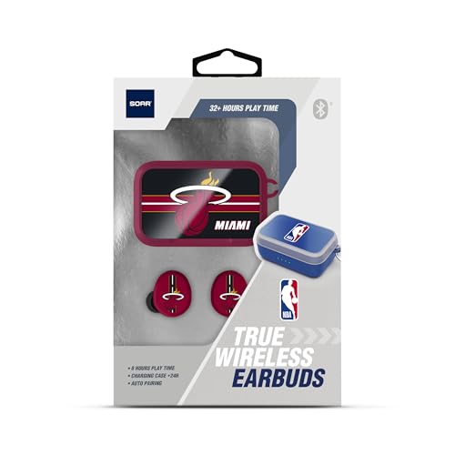 Image of SOAR NBA Wireless Sport Earbuds: Comfortable Fit & Convenient Charging