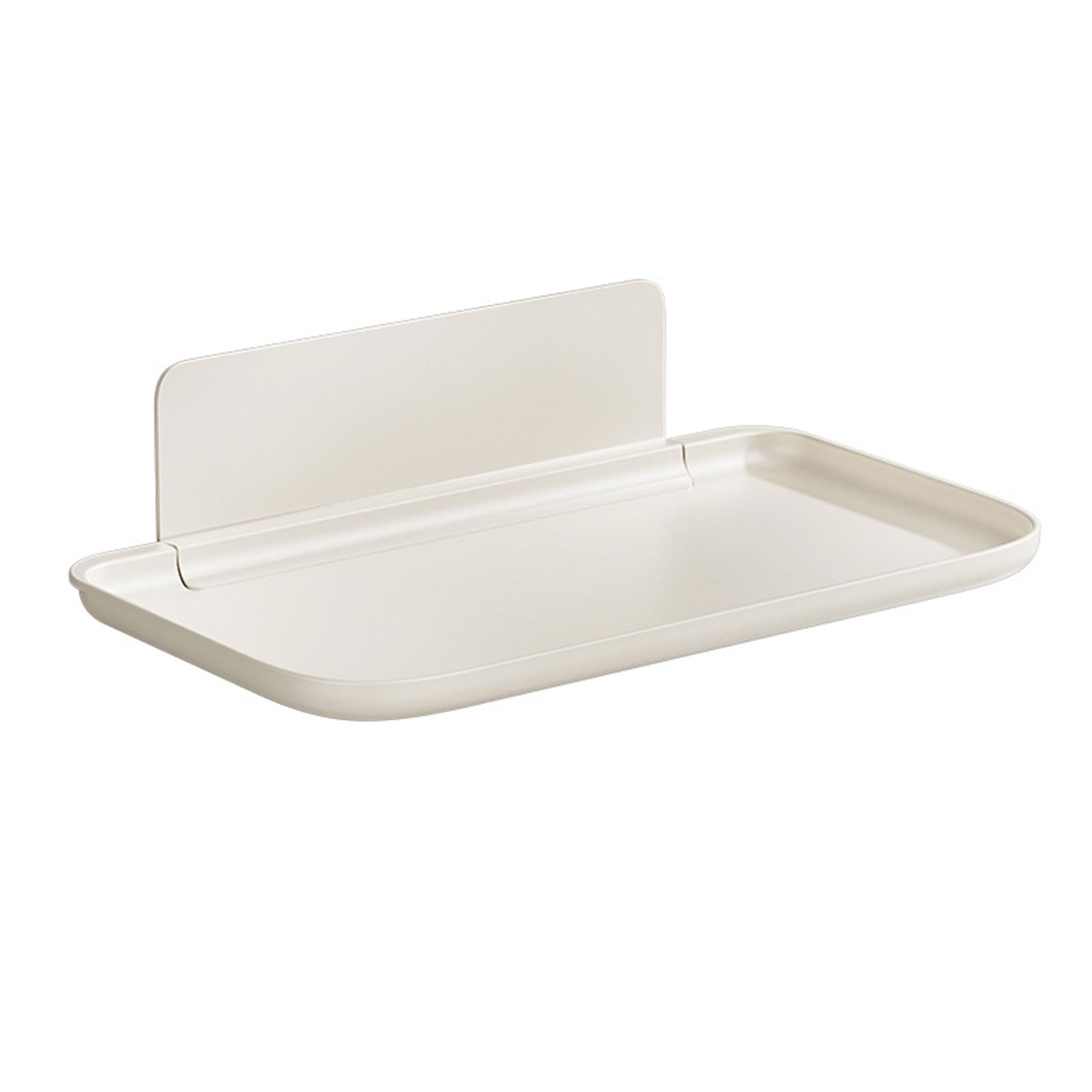 Qusinfc Foldable Wall Mounted Shelf Bathroom Storage Organiser Space Saving Rack for Small Spaces Collapsing Wall Shelf
