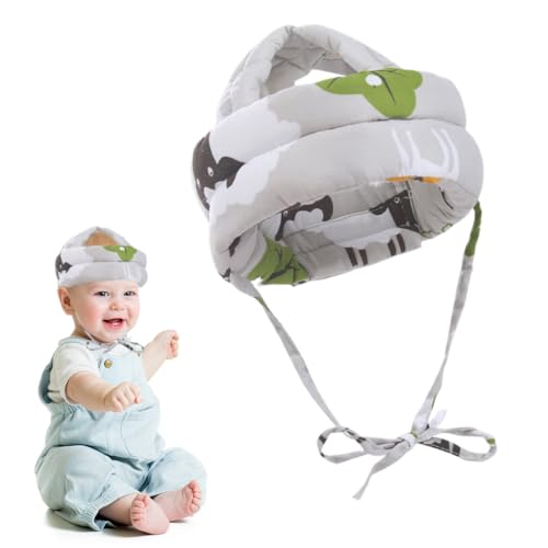 Caschetto Primi Passi, Casco Neonato Primi Passi, Protezione Testa Bambino, Protezione Testa Bambino Primi Passi per neonati da 6 a 36 mesi, per imparano a camminare e a gattonare