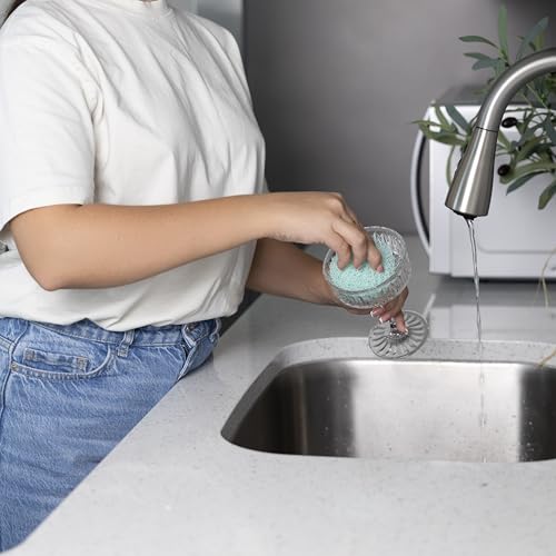 Image of Fox Run Mesh Dish Scrubber Set, Set of 3 Multicolor Polyester Kitchen Cleaners