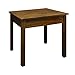 Casual Home 615-15 Kennedy End Table with Concealed Drawer, Concealment Furniture, Warm Brown