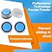 CROWN ME Round Pro Billiard Chalk, Round Billiard Chalk,Blue