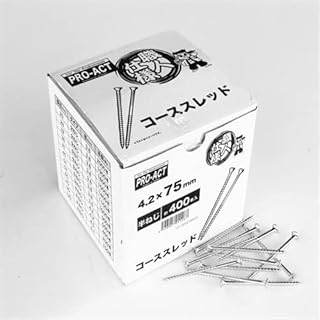 コーナンオリジナル コーススレッド半ネジ 4.2×75mm箱
