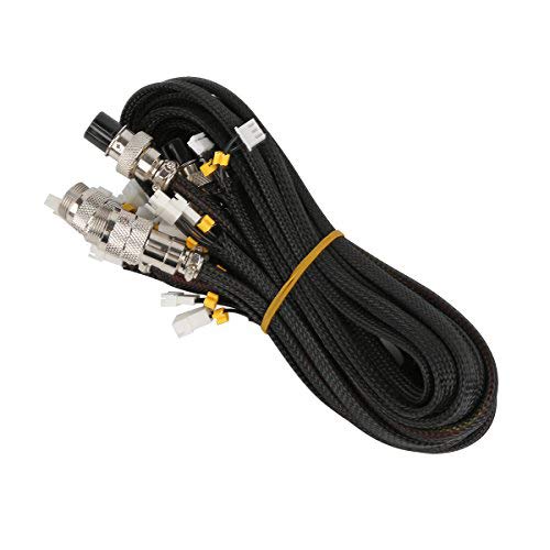 Wisamic Kits de cables de extensión para Creality CR-10 CR-10S CR-10 400 CR-10 500 Serie 3D Impresora 3D-1m Cover