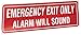 Detex EAX-300 Gray EAX-300 Exit Alarm Battery Powered Door Propped Alarm