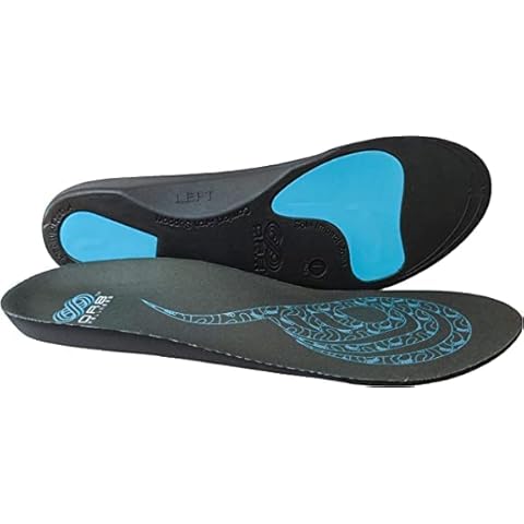 Medium Density Plantar Fasciitis Orthotic Insoles Arch Support Shoe Boot Inserts for Men & Women. Insole for Flat Feet and Fallen Arches Trim to Fit (Small 5-.6.5) Cover