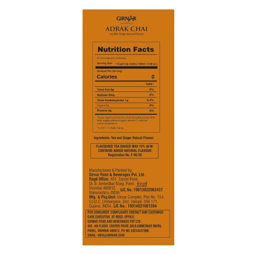 Girnar Adrak (Ginger) Tea Bags, (25 Tea Bags) #TOP2