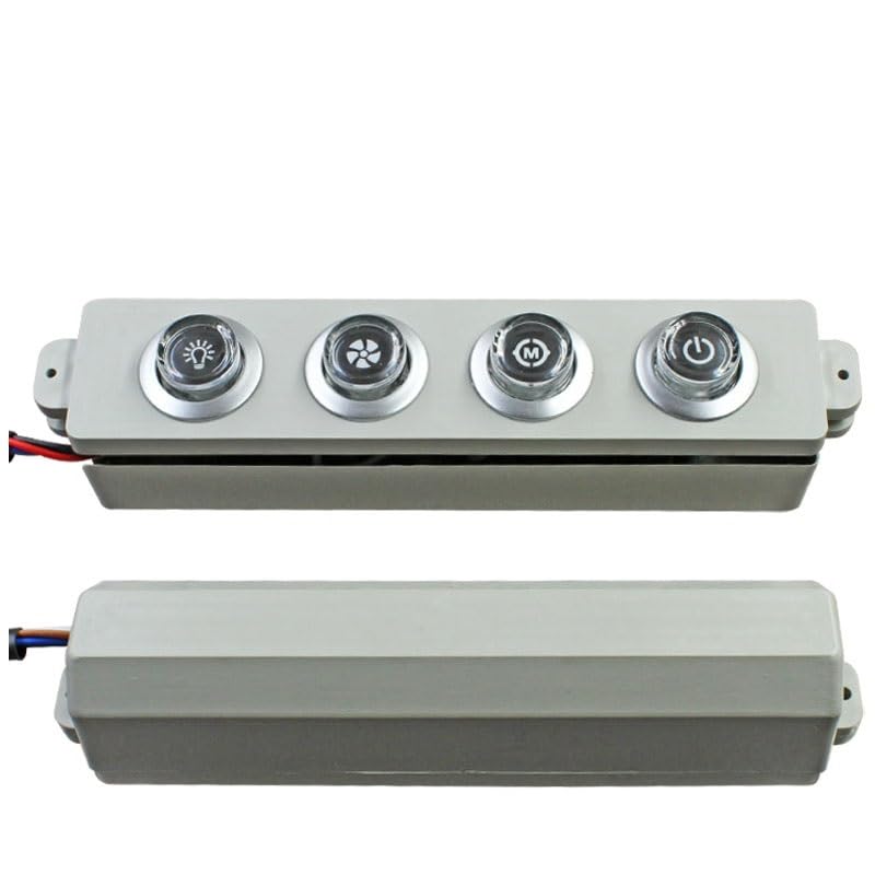 Piezas de repuesto Accesorios de interruptor llave Campana Extractora, panel control cuatro botones, tablero mecánico