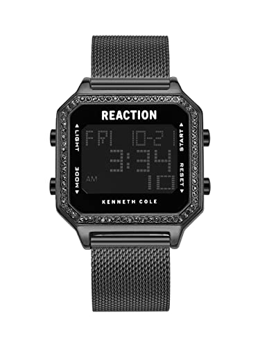 Kenneth Cole Reaction Digital Black Dial Womens Watch-KRWGJ9007901 (B0BPJMBWQ4) Amazon Price History, Amazon Price Tracker