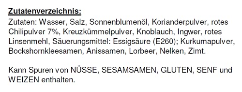 TRULY INDIAN Punjabi Tandoori Paste – Scharfe Würzpaste für schnelle Gerichte – Authentisch indisch kochen – 6 x 200 g