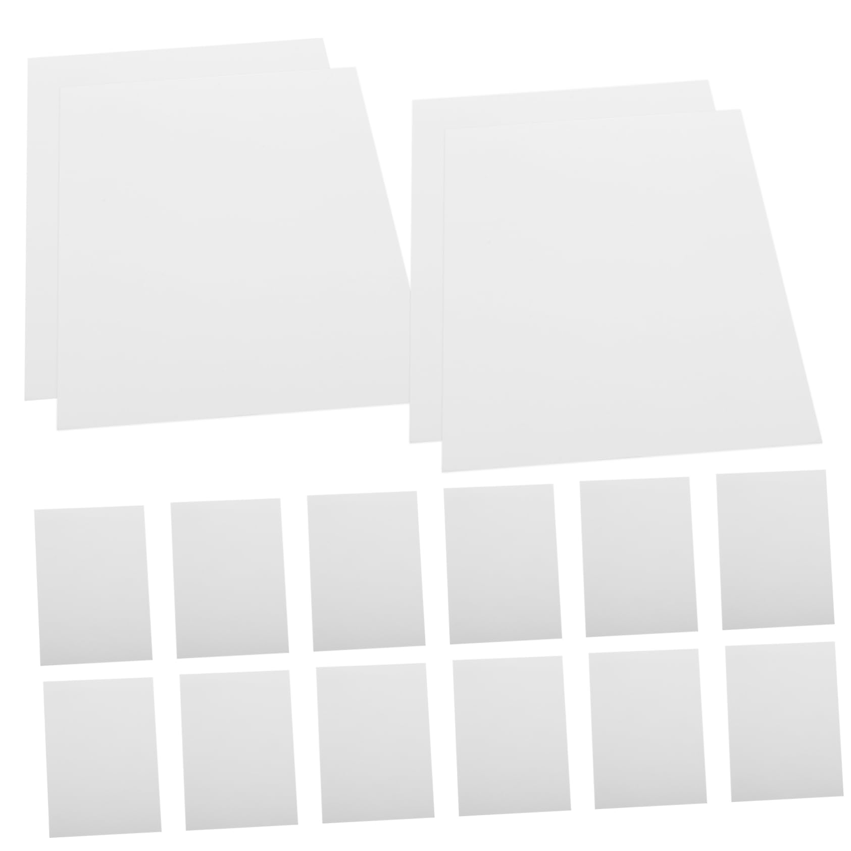 WOONEKY 100hojas Papel Fotográfico Satinado Para Impresora Folletos y Manualidades