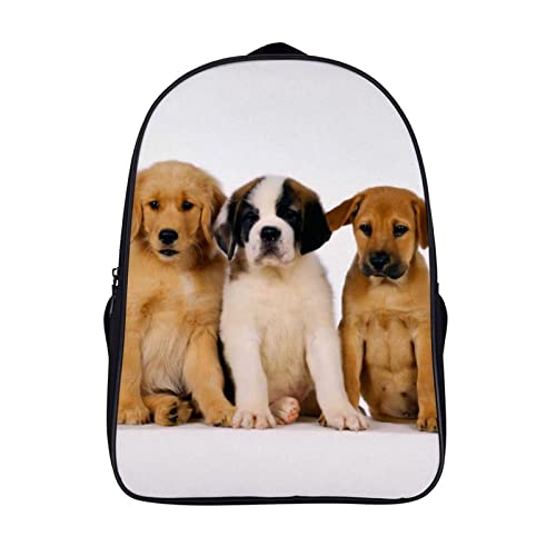 Sac à dos 3D Chien cartable enfant résistant et spacieux pour l'école et le sport