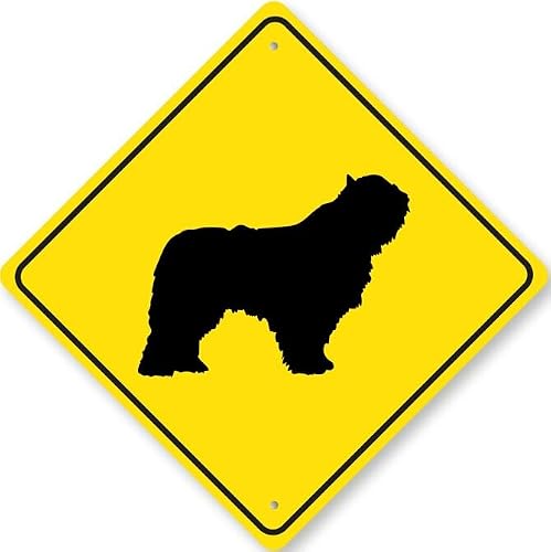 Komondor Dog Metal Sign Kennel Breed Canine K9 Paw Animal Pet Owner Tin Beware