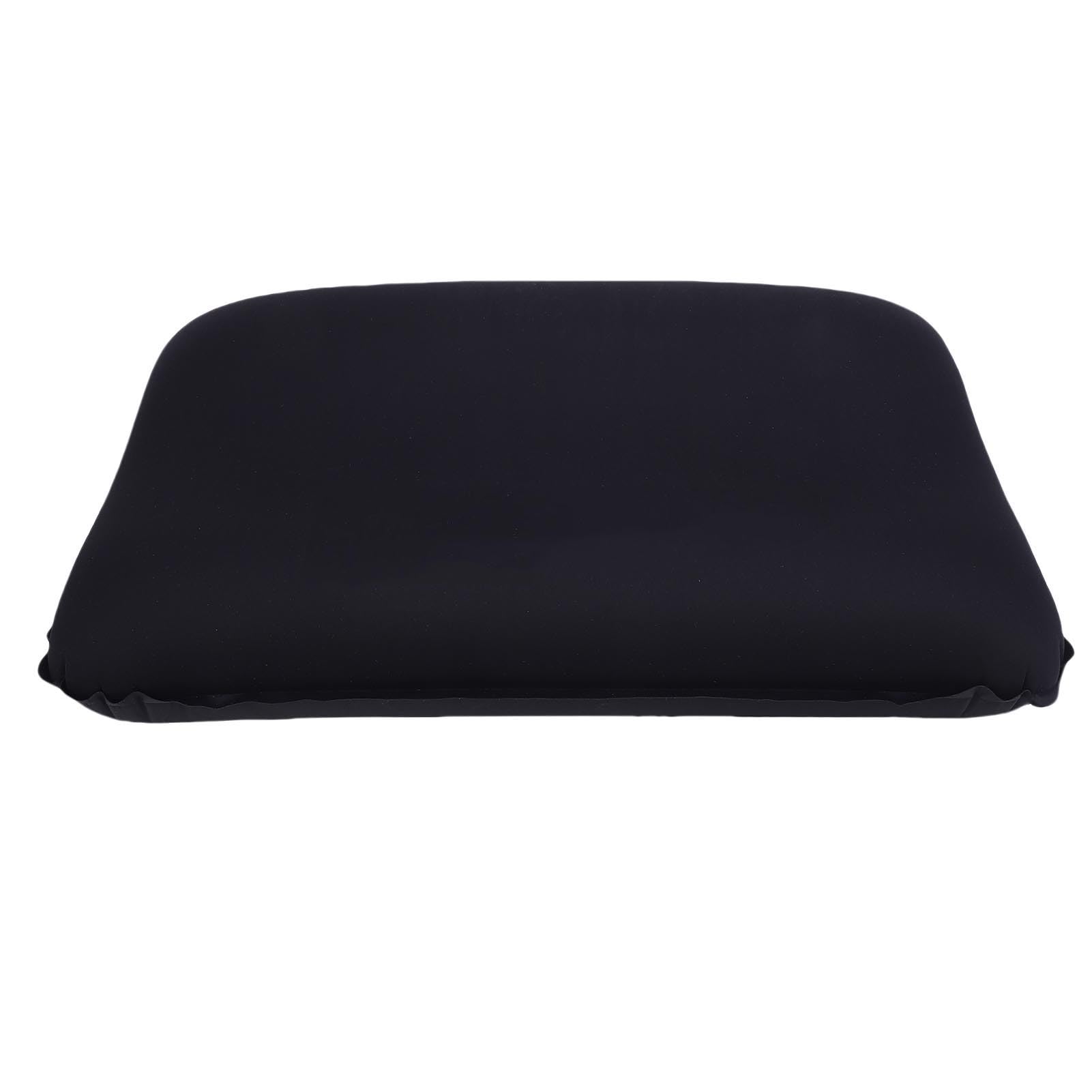 Asixxsix Inflatable Neck Support Camping Pillow, Quick Inflate and Deflate Double Valve, Comfortable Memory Foam Filling for Travel, Portable Compact Blow Up Pillow