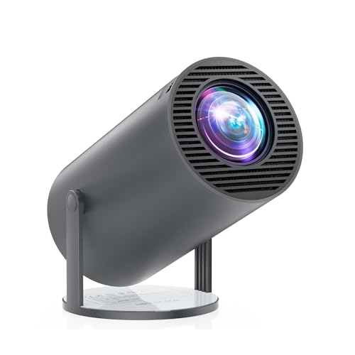 Mini Projector, CLOKOWE 2024 Upgraded Portable Projector with 9000 Lux and Full HD 1080P, Movie...