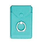 YUNCE-Cell-Phone-RFID-Ring-Stand-Stick-on-Wallet-for-Back-of-Phone-for-iPhone-Android-and-All-Smartphones-Adhesive-Credit-Card-Holder-for-Cell-Phone-Green