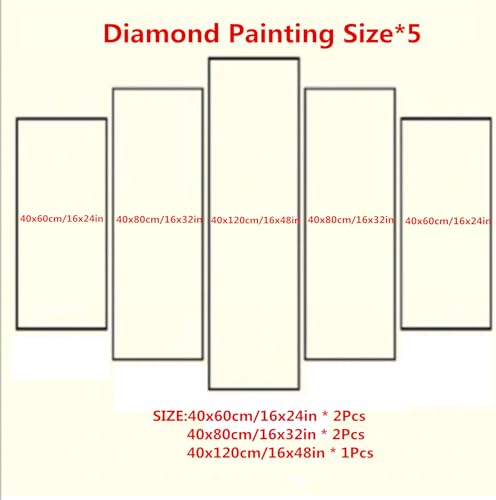 Broderie Diamant Grand Format E-3797 : Kit Complet Puzzle Art Mural