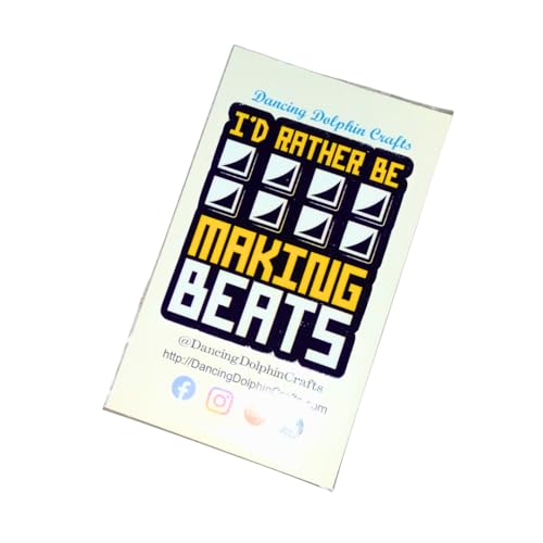 I’d Rather be Making Beats - Music Producer Sticker