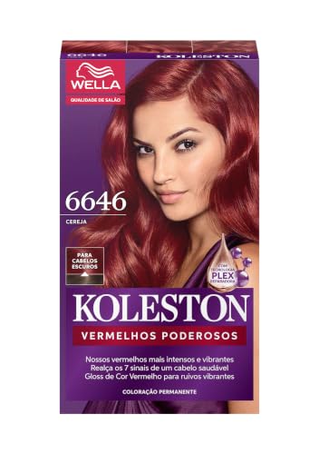 Koleston Tintura Vermelho 6646 Cereja