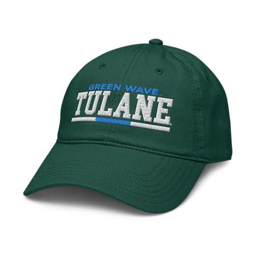 Tulane Green Wave Varsity Gorra de Béisbol Ajustable miniatura 1